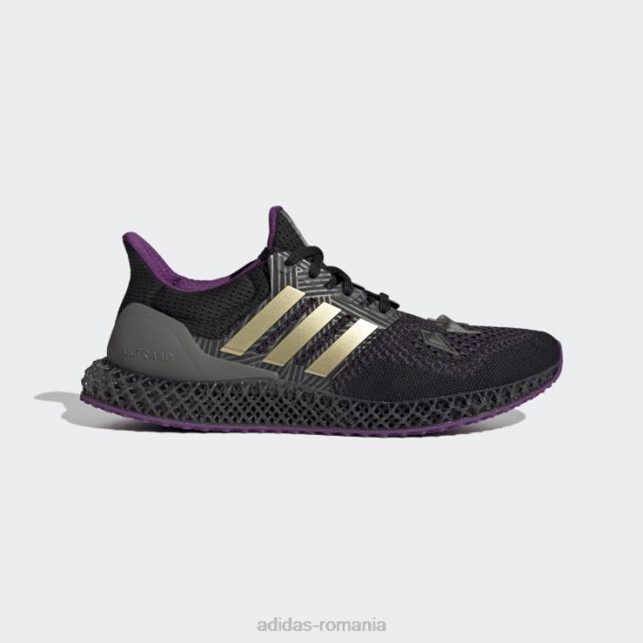 Adidas pantofi ultra 4d negri adidas bărbați negru/auriu metalic/violet 2JBN4692