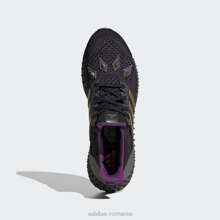 Adidas pantofi ultra 4d negri adidas bărbați negru/auriu metalic/violet 2JBN4692