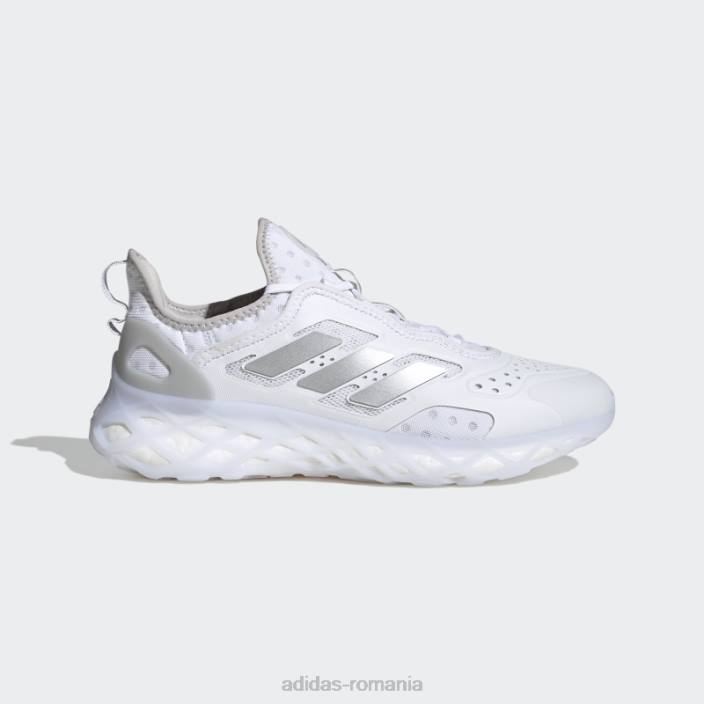 Adidas pantofi web boost alb adidas bărbați alb/argintiu/zero metalic 2JBN186