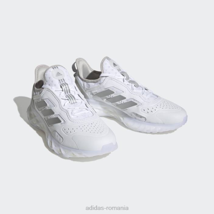 Adidas pantofi web boost alb adidas bărbați alb/argintiu/zero metalic 2JBN186