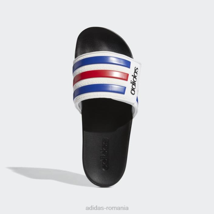 Adidas sandale ajustabile adilette comfort alb adidas bărbați alb/albastru regal/stacojiu 2JBN288