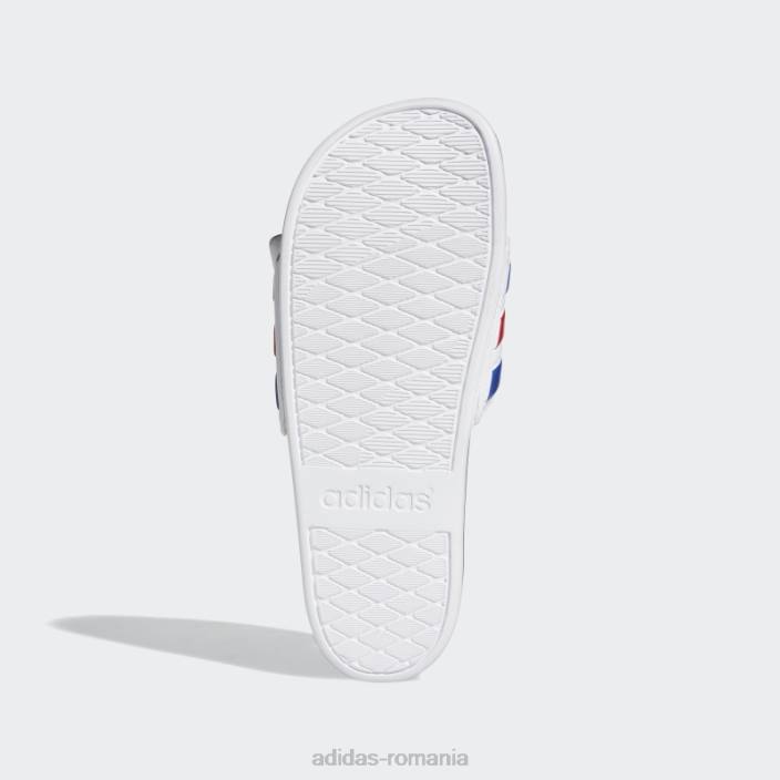 Adidas sandale ajustabile adilette comfort alb adidas bărbați alb/albastru regal/stacojiu 2JBN288