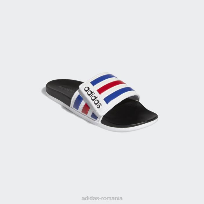 Adidas sandale ajustabile adilette comfort alb adidas bărbați alb/albastru regal/stacojiu 2JBN288