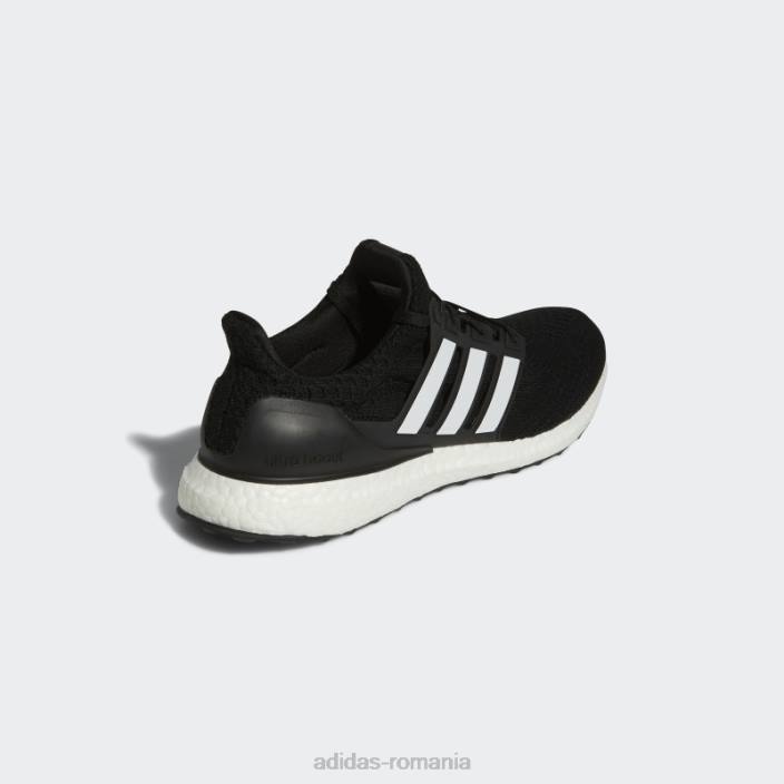 Adidas ultraboost 5 dna running sportswear lifestyle pantofi albi bărbați negru/alb/portocaliu 2JBN4119