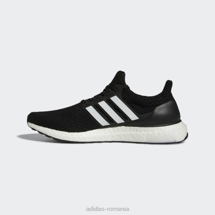 Adidas ultraboost 5 dna running sportswear lifestyle pantofi albi bărbați negru/alb/portocaliu 2JBN4119