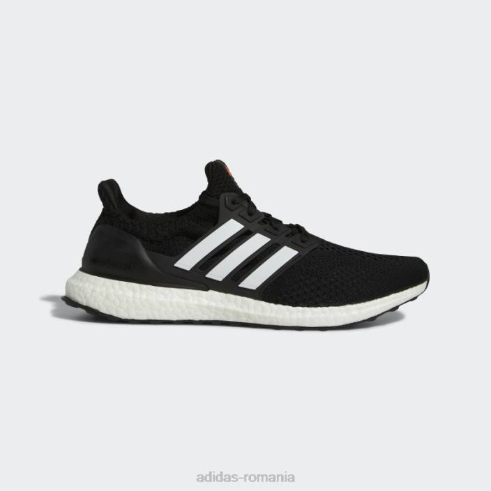 Adidas ultraboost 5 dna running sportswear lifestyle pantofi negri bărbați negru/alb/portocaliu 2JBN68