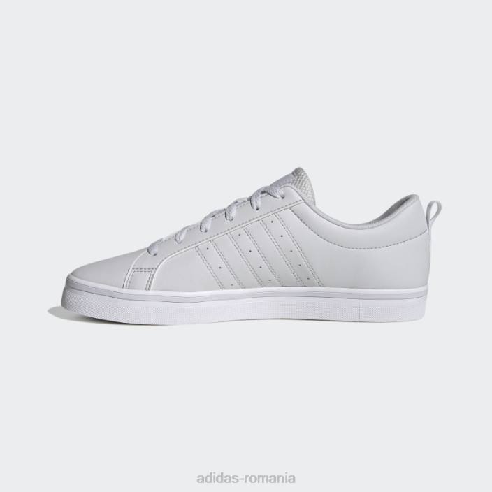 Adidas vs pace 2.0 pantofi din nubuc sintetic cu 3 dungi, gri liniuță bărbați gri liniuță/albastru victorie/alb 2JBN12763