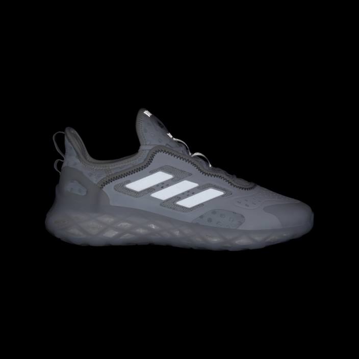 Adidas web boost alergare îmbrăcăminte sport lifestyle pantofi gri bărbați alb/gri 2JBN4793