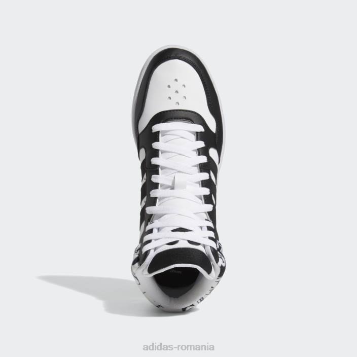 Adidas x disney mickey mouse hoops 3.0 pantofi mijlocii alb fierbinte bărbați alb/negru/roșu rază 2JBN5968