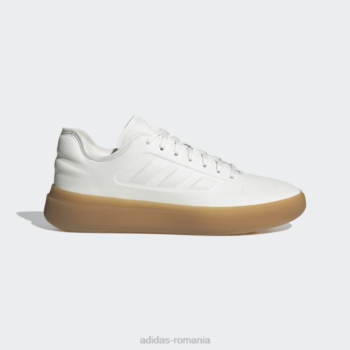 Adidas zntasy lightmotion+ lifestyle gumă de pantofi pentru adulți bărbați alb/gumă 2JBN4514