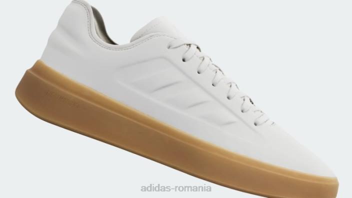Adidas zntasy lightmotion+ lifestyle gumă de pantofi pentru adulți bărbați alb/gumă 2JBN4514