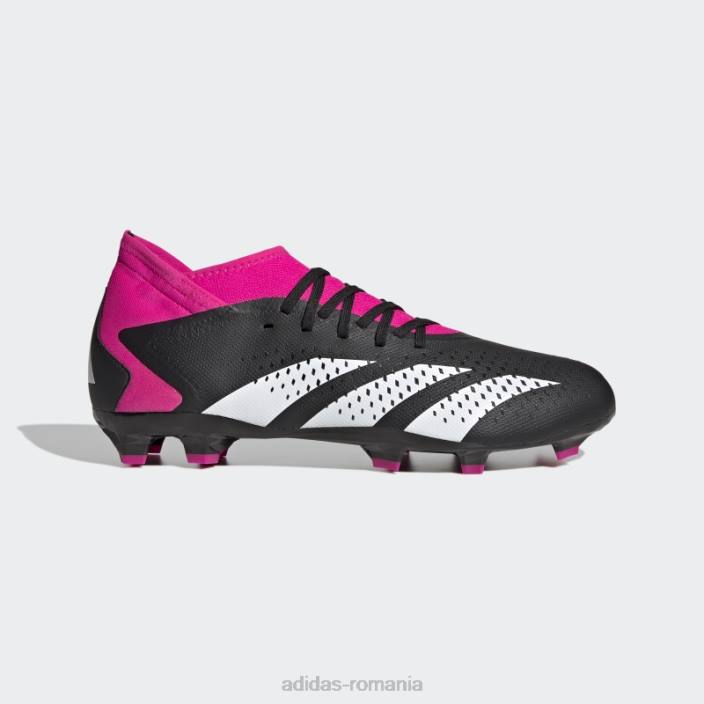 Adidas Predator roz elegant de precizie.3 crampoane de fotbal pentru teren ferm bărbați negru/alb/roz 2JBN19956