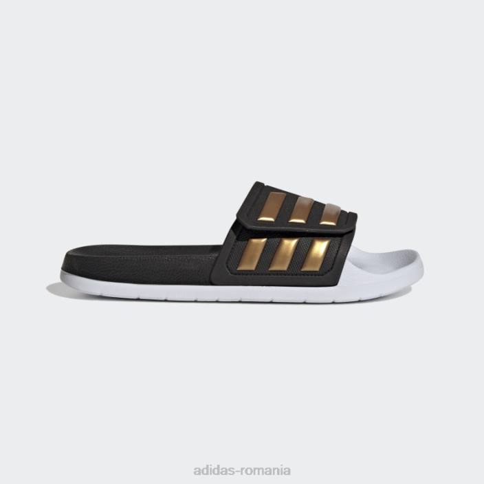 Adidas adilette tnd slides tactil goldallic bărbați negru/tactil goldalic/alb 2JBN20006