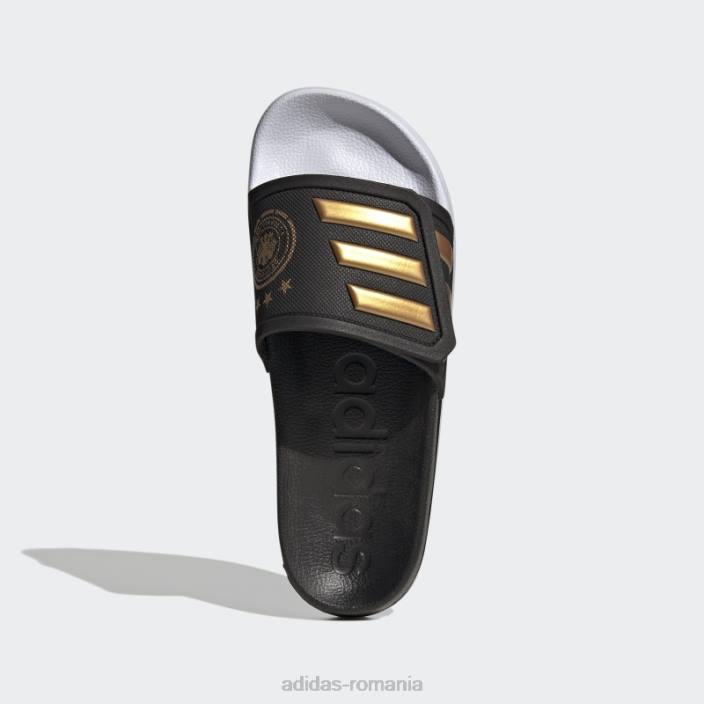 Adidas adilette tnd slides tactil goldallic bărbați negru/tactil goldalic/alb 2JBN20006