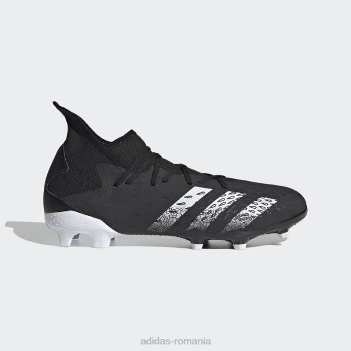 Adidas black predator freak.3 crampoane de fotbal pentru teren ferm adidas bărbați alb negru 2JBN19995