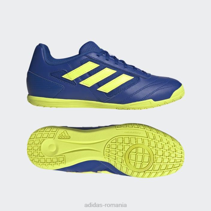 Adidas cizme de interior super sala 2 albastru regal bărbați albastru regal/galben/negru 2JBN350
