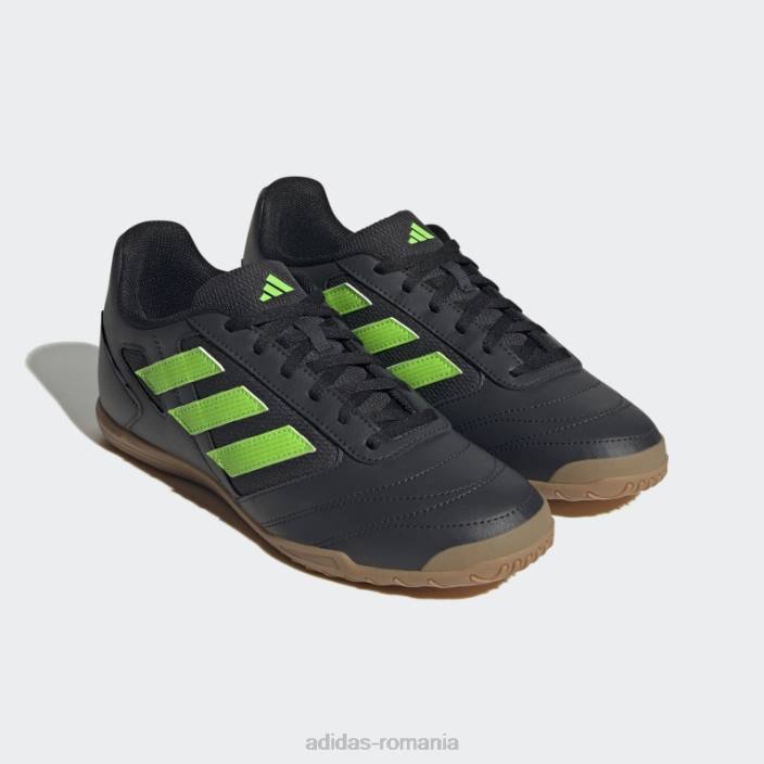 Adidas cizme de interior super sala 2 night grey bărbați gri noapte/verde/negru 2JBN403