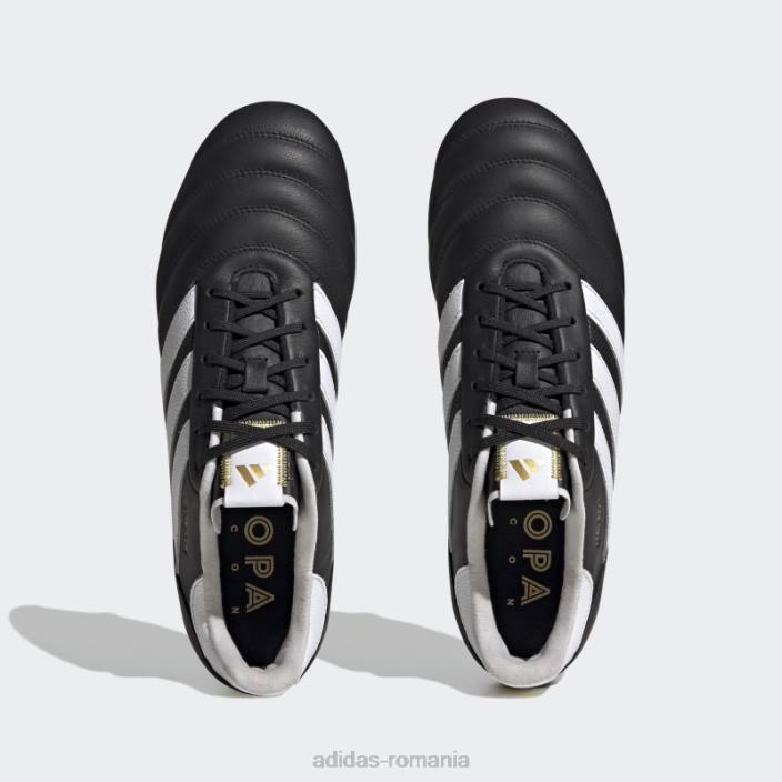 Adidas copa icon crampuri de fotbal pentru teren ferm negru bărbați negru/alb/auriu metalic 2JBN19970