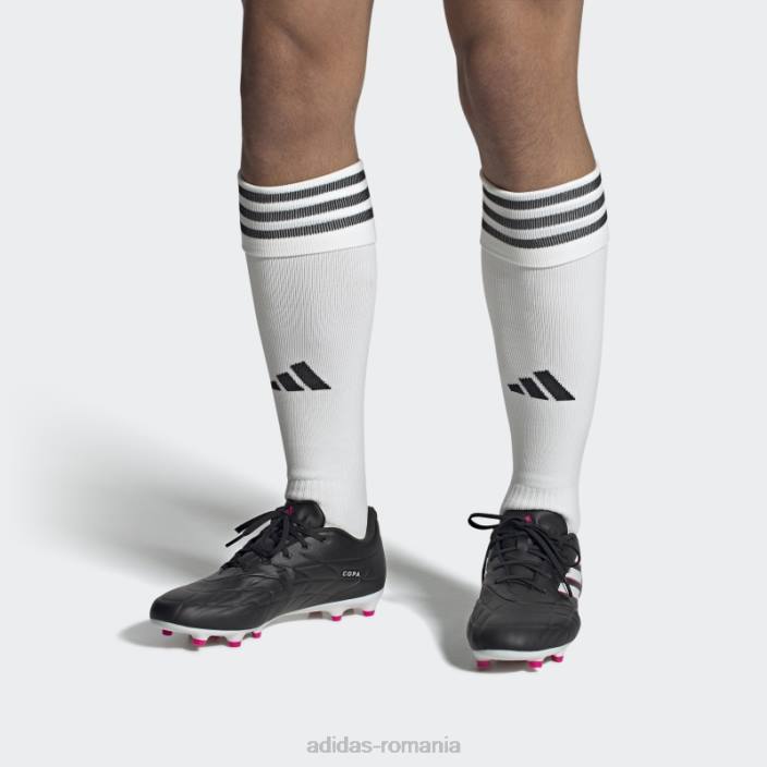 Adidas copa roz pur.3 crampoane de fotbal teren ferm moda bărbați negru/zero metalic/roz 2JBN19982