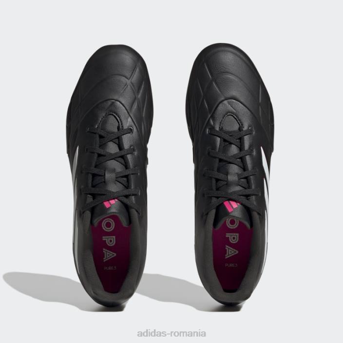 Adidas copa roz pur.3 crampoane de fotbal teren ferm moda bărbați negru/zero metalic/roz 2JBN19982