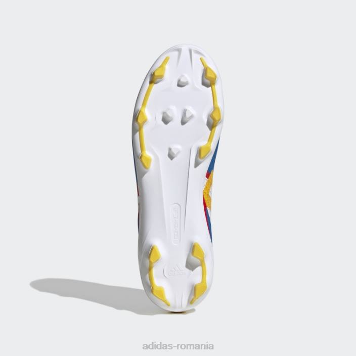 Adidas crampoane de fotbal pentru teren ferm din carbon bărbați alb/carbon/albastru 2JBN20003