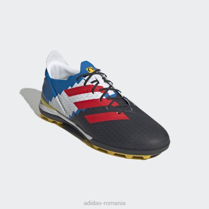Adidas gamemode turf pantofi de fotbal carbon bărbați carbon/rosu/albastru 2JBN19993