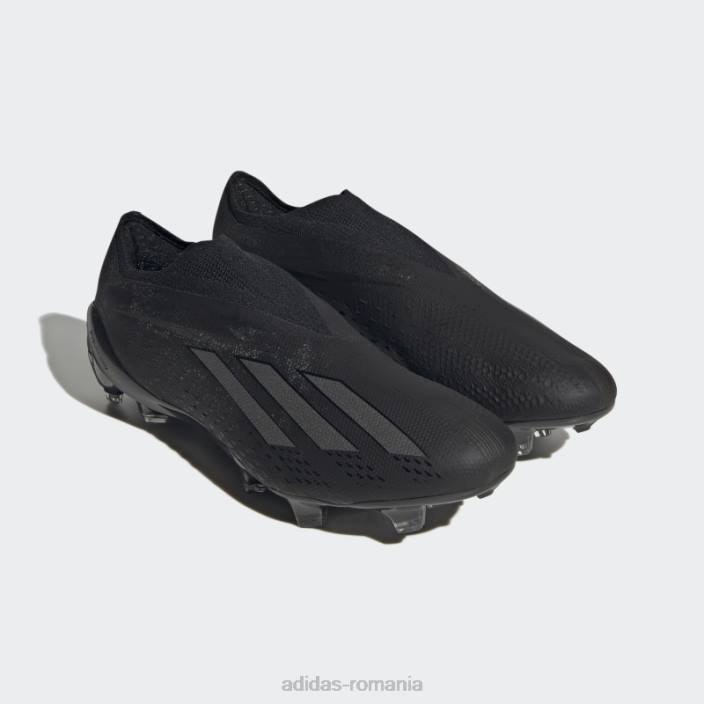 Adidas negru x speedportal+ crampoane de fotbal pentru teren ferm bărbați alb negru 2JBN19966