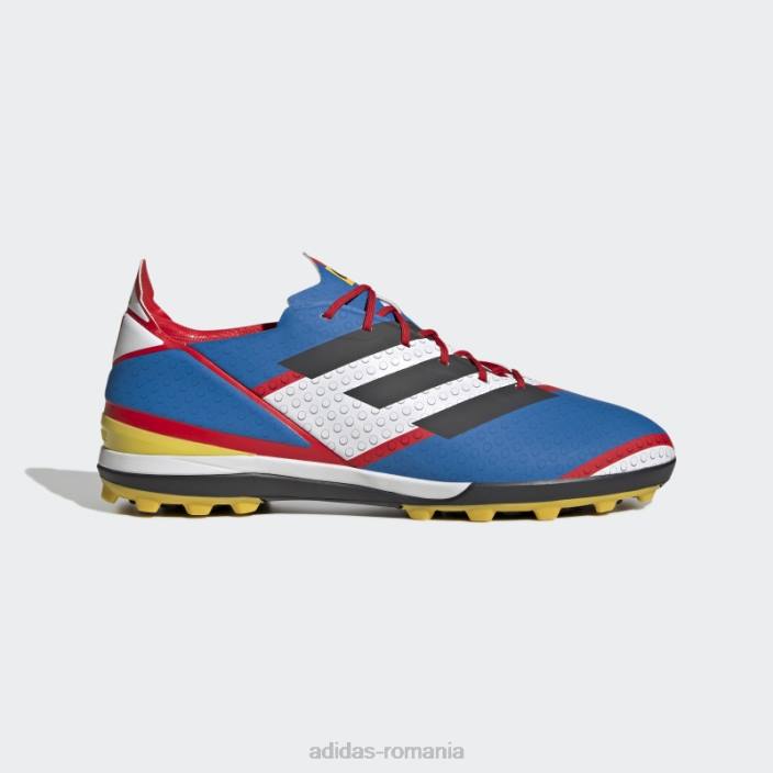 Adidas pantofi de fotbal pentru gazon gamemode alb adidas bărbați alb/carbon/albastru 2JBN20010