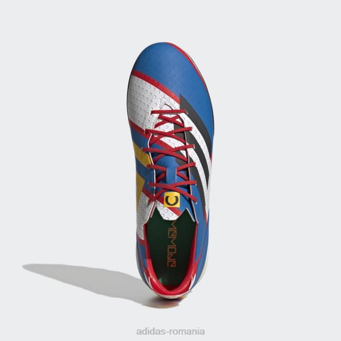 Adidas pantofi de fotbal pentru gazon gamemode alb adidas bărbați alb/carbon/albastru 2JBN20010