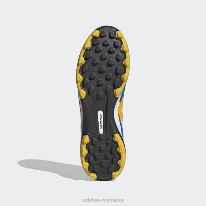Adidas pantofi de fotbal pentru gazon gamemode alb adidas bărbați alb/carbon/albastru 2JBN20010