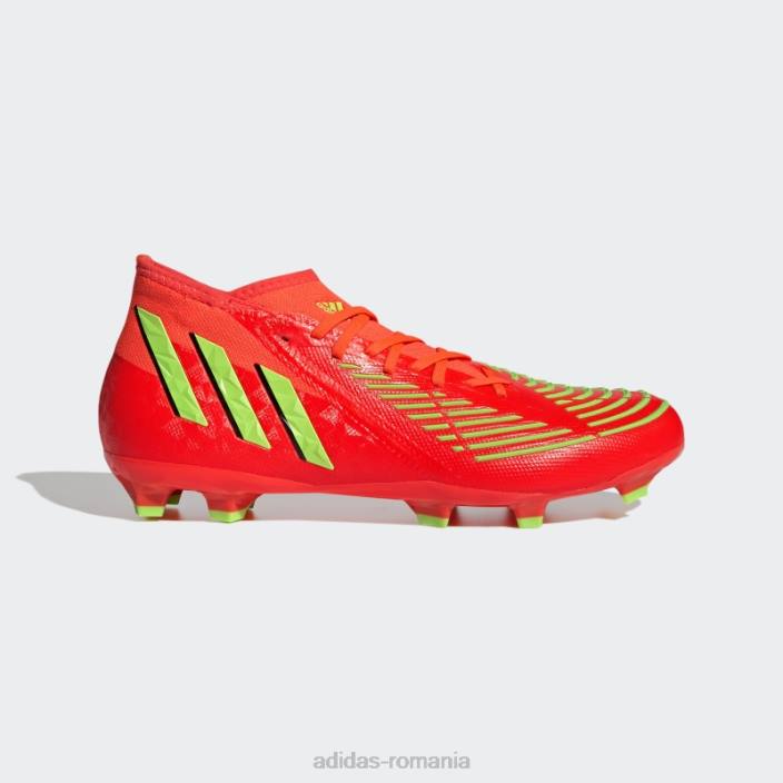 Adidas red predator edge.2 crampoane de fotbal pentru teren ferm adidas bărbați roșu/verde/negru 2JBN20007