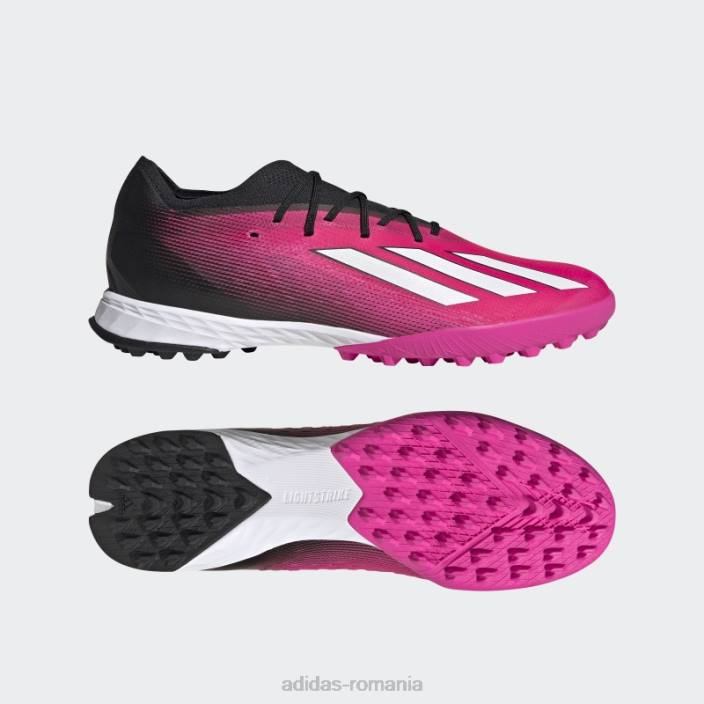Adidas roz x speedportal.1 pantofi de fotbal gazon bărbați roz/alb/negru 2JBN19972