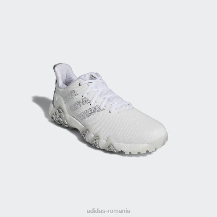 Adidas pantofi adidas codechaos 22 albi fără vârfuri bărbați alb/argintiu/gri 2JBN1353