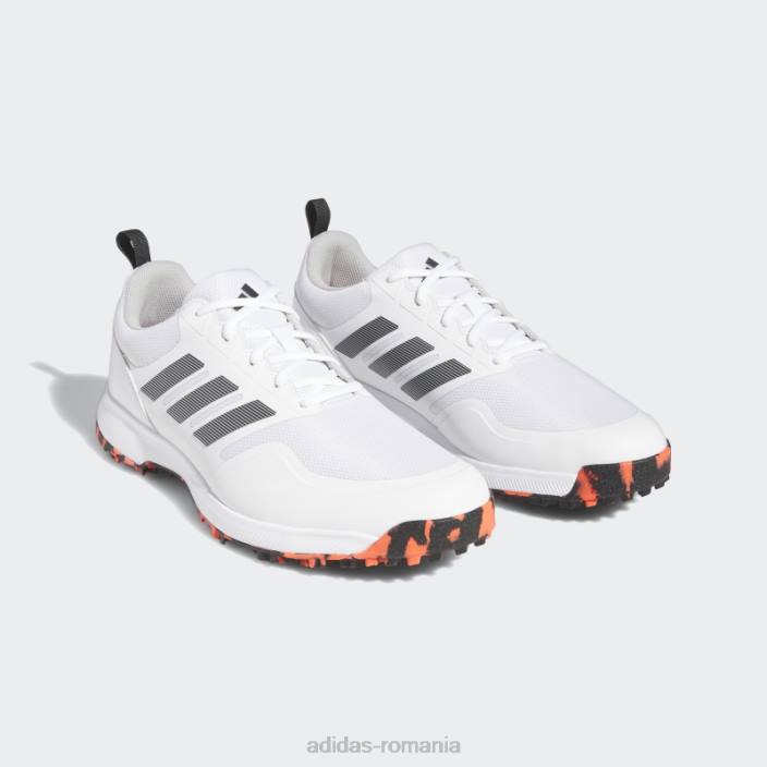 Adidas pantofi de golf albi tech response SL 3.0 largi bărbați alb/negru/gri 2JBN4301