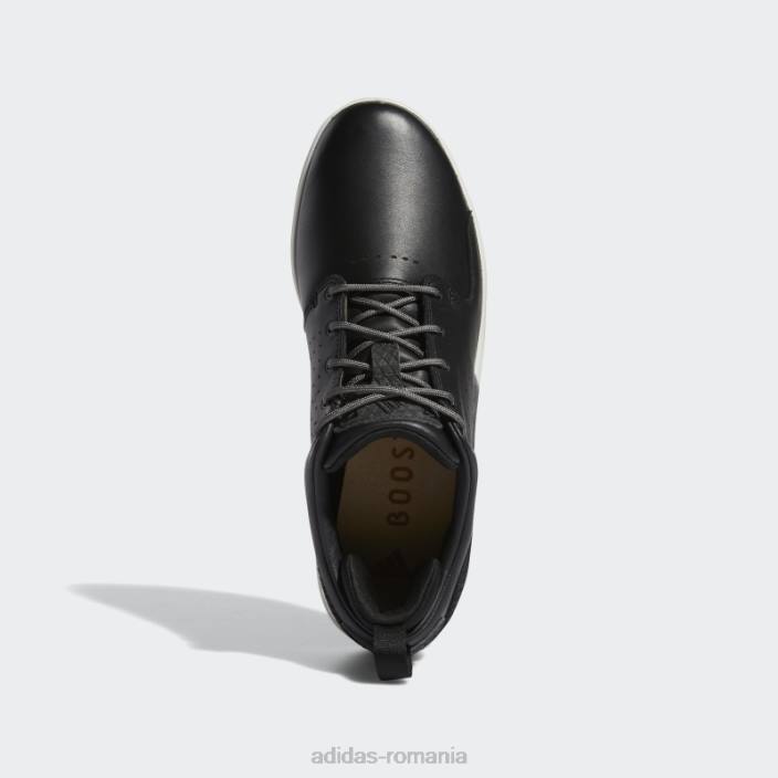 Adidas pantofi de golf flopshot spikeless negri bărbați negru/gri/visiniu 2JBN12943