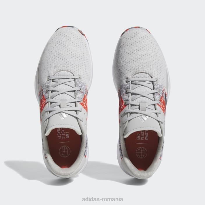 Adidas pantofi de golf gri s2g sl largi adidas bărbați gri/rosu 2JBN4659