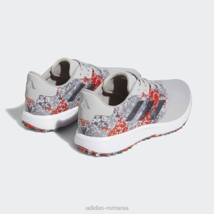 Adidas pantofi de golf gri s2g sl largi adidas bărbați gri/rosu 2JBN4659
