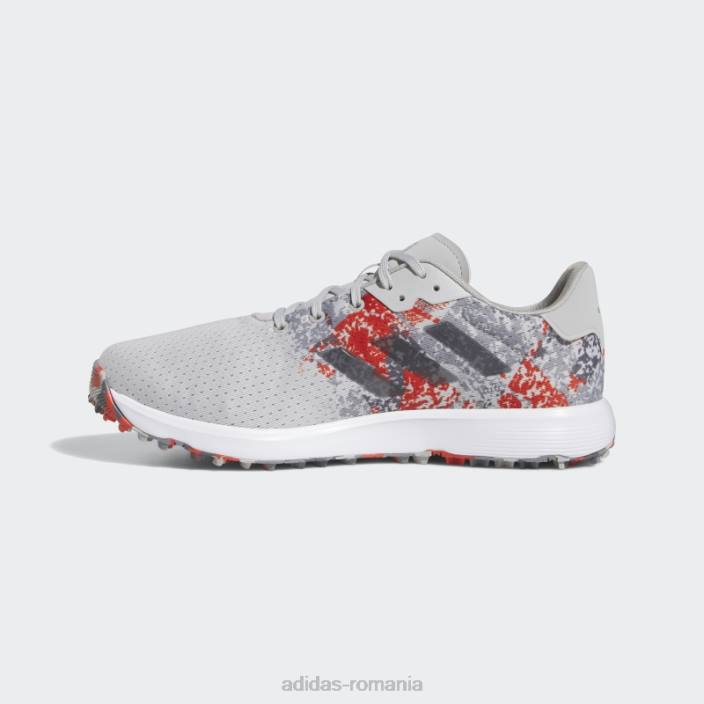 Adidas pantofi de golf gri s2g sl largi adidas bărbați gri/rosu 2JBN4659