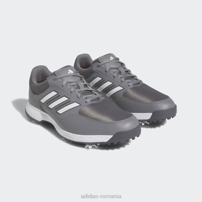 Adidas pantofi de golf gri tech response 3.0 largi adidas bărbați gri/alb 2JBN4263