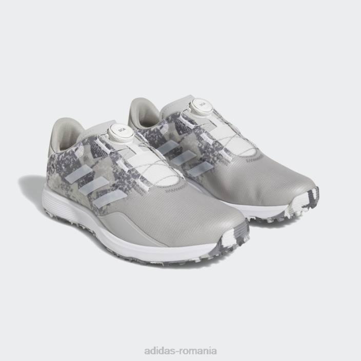 Adidas pantofi de golf largi s2g sl 23 gri bărbați gri/alb 2JBN12394