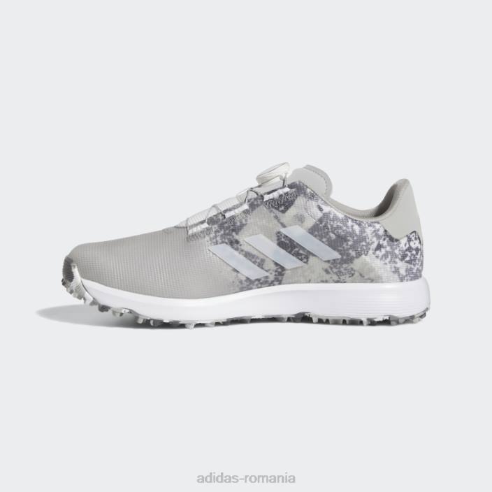 Adidas pantofi de golf largi s2g sl 23 gri bărbați gri/alb 2JBN12394