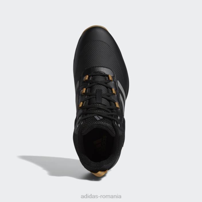 Adidas pantofi de golf negri s2g din poliester reciclat cu tăietură mijlocie adidas bărbați negru/gri/mesa 2JBN4767