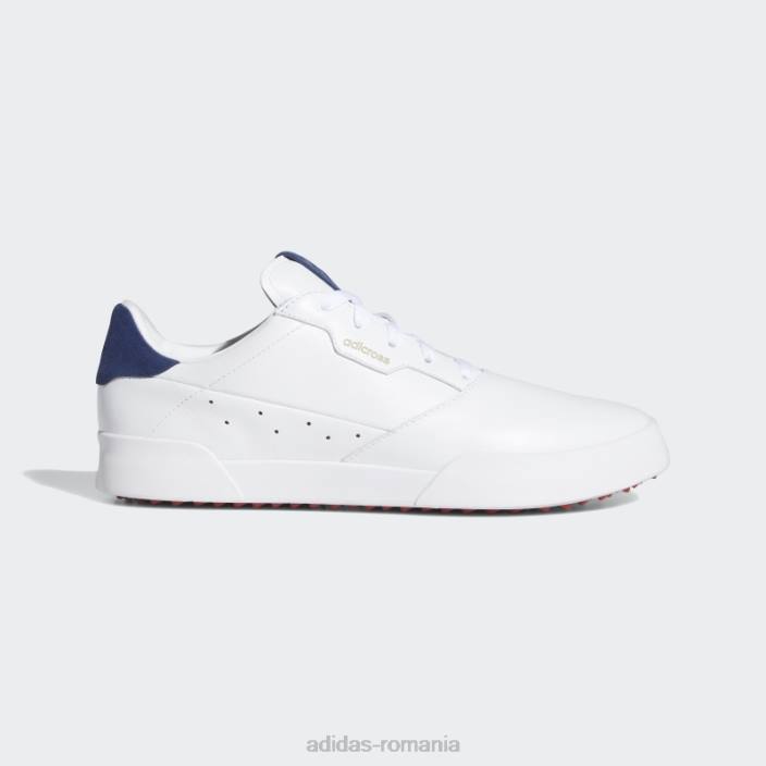 Adidas pantofi de golf retro adicross alb adidas bărbați alb/argintiu/indigo tech 2JBN12420