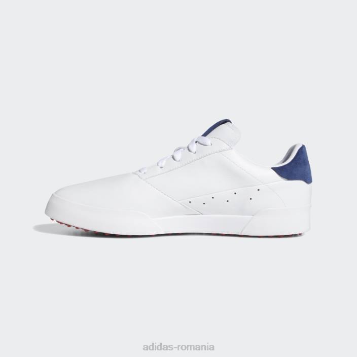 Adidas pantofi de golf retro adicross alb adidas bărbați alb/argintiu/indigo tech 2JBN12420