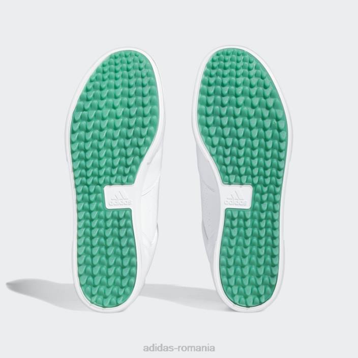 Adidas pantofi de golf retrocross albi fără vârfuri adidas bărbați alb/verde curte 2JBN5937