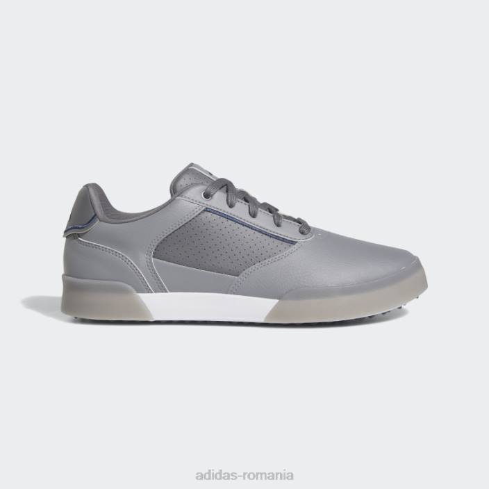 Adidas pantofi de golf retrocross spikeless gri bărbați gri/bleumarin 2JBN12529