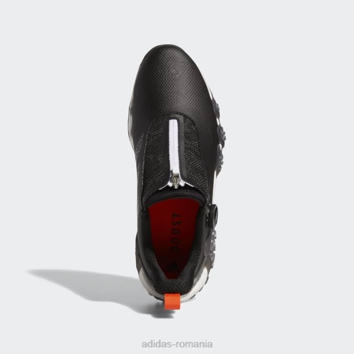 Adidas pantofi negri codechaos 22 boa fără vârfuri bărbați negru/argintiu închis/portocaliu 2JBN4397