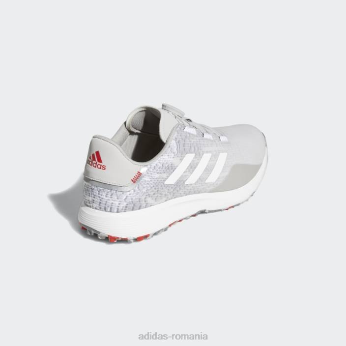 Adidas s2g boa pantofi de golf lați fără vârfuri gri bărbați gri/alb 2JBN4280