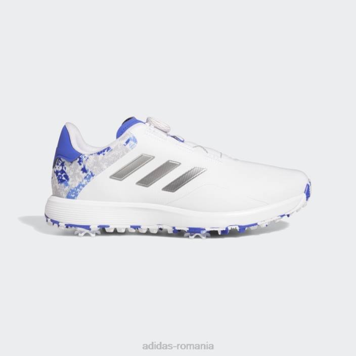Adidas s2g boa pantofi largi albi bărbați alb/argintiu/albastru 2JBN307