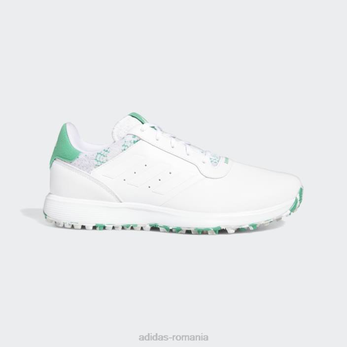 Adidas s2g sl pantofi de golf teren verde bărbați alb/verde curte 2JBN12610